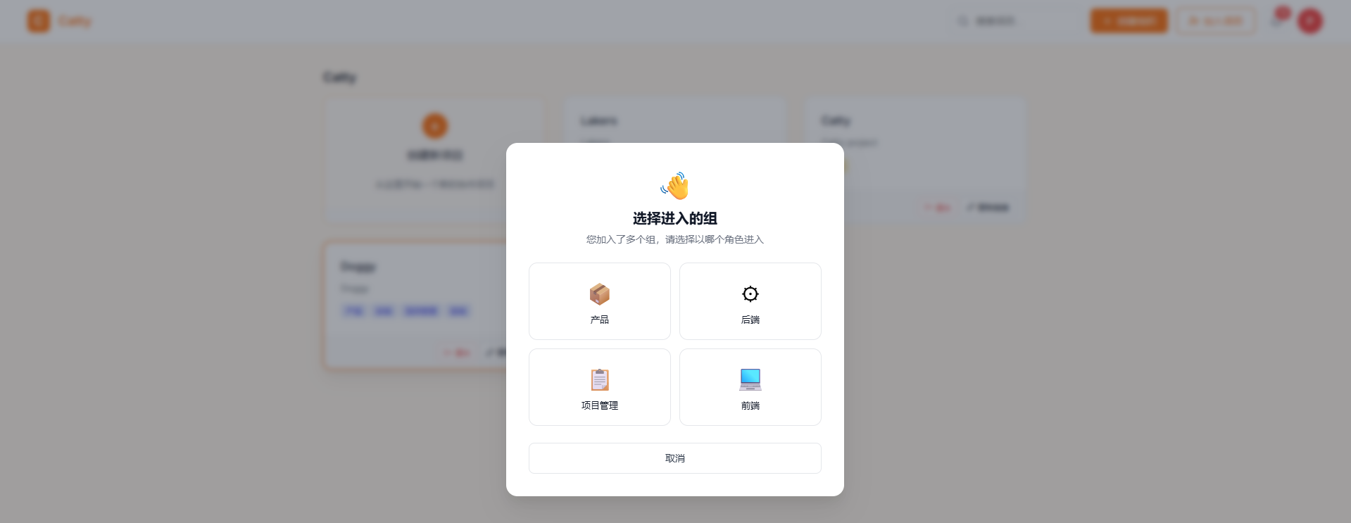项目多组